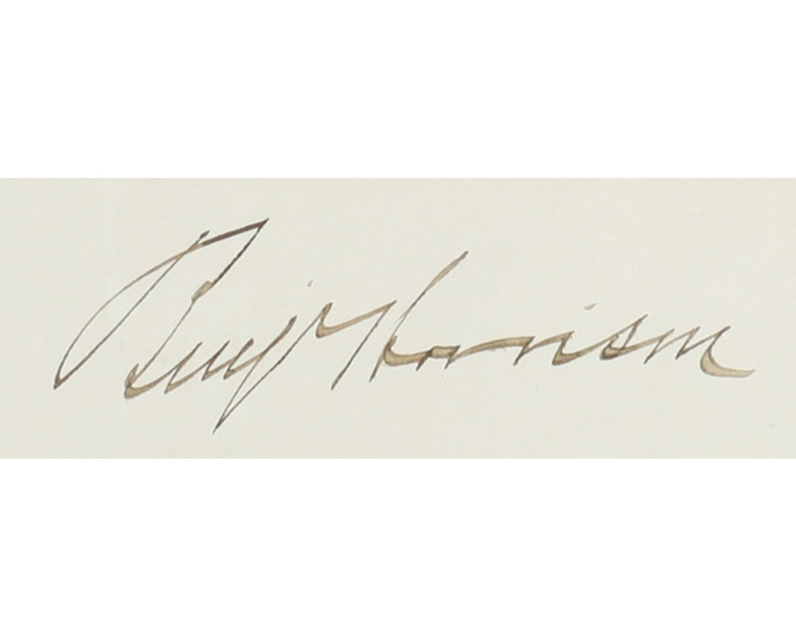 President Benjamin Harrison Signed Doc Removes Indian Title Extends Nebraska JSA