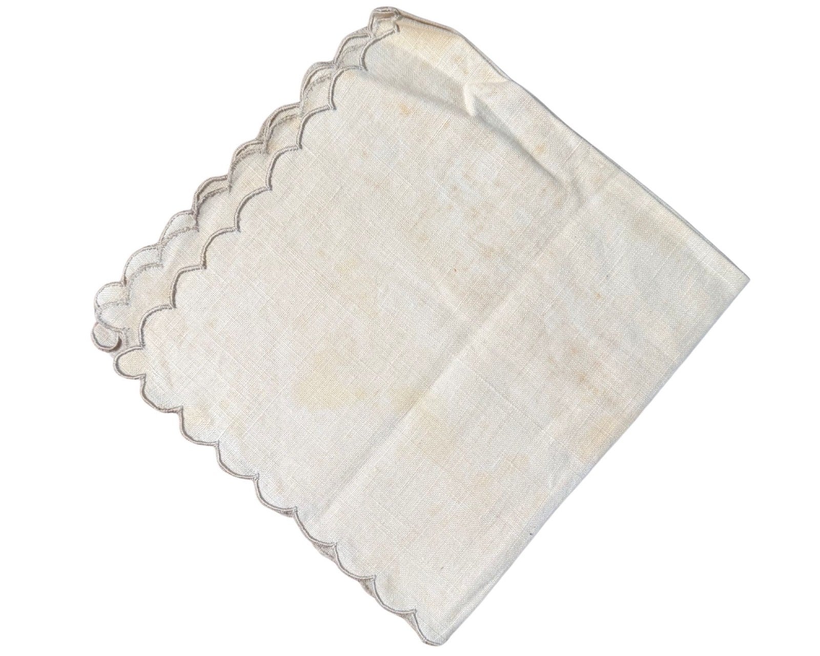 Al Capone's Personally Owned Napkin Ex. Capone Estate, As Seen on Netflix!