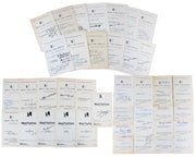 41 Meet the Press Signed Programs Kissinger Wallace Trudeau Goldwater McGovern +