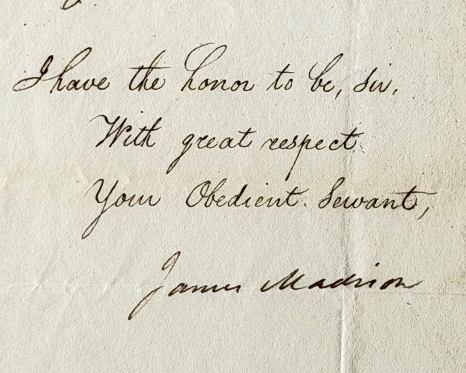 President James Madison Distributes Laws of US to New Hampshire PSA Mint 9