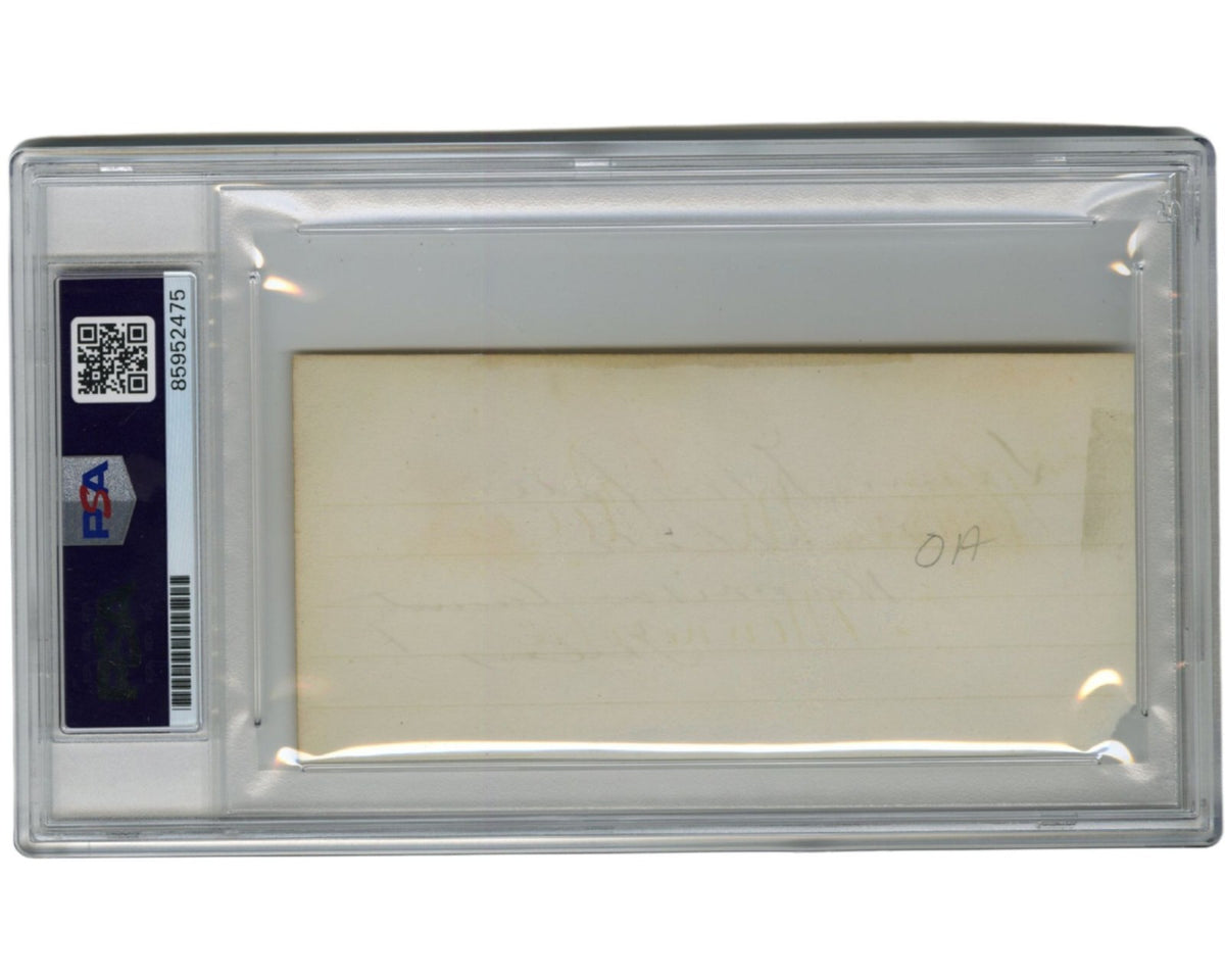 Confederate Louis T. Wigfall Signed Cut PSA Auto, Key Figure to Start Civil War!