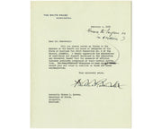 President Franklin D. Roosevelt Signed Letter w/ Handwritten Postscript BAS Auto