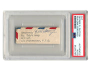 General George S. Patton Signed WWII Envelope Cut PSA Autograph