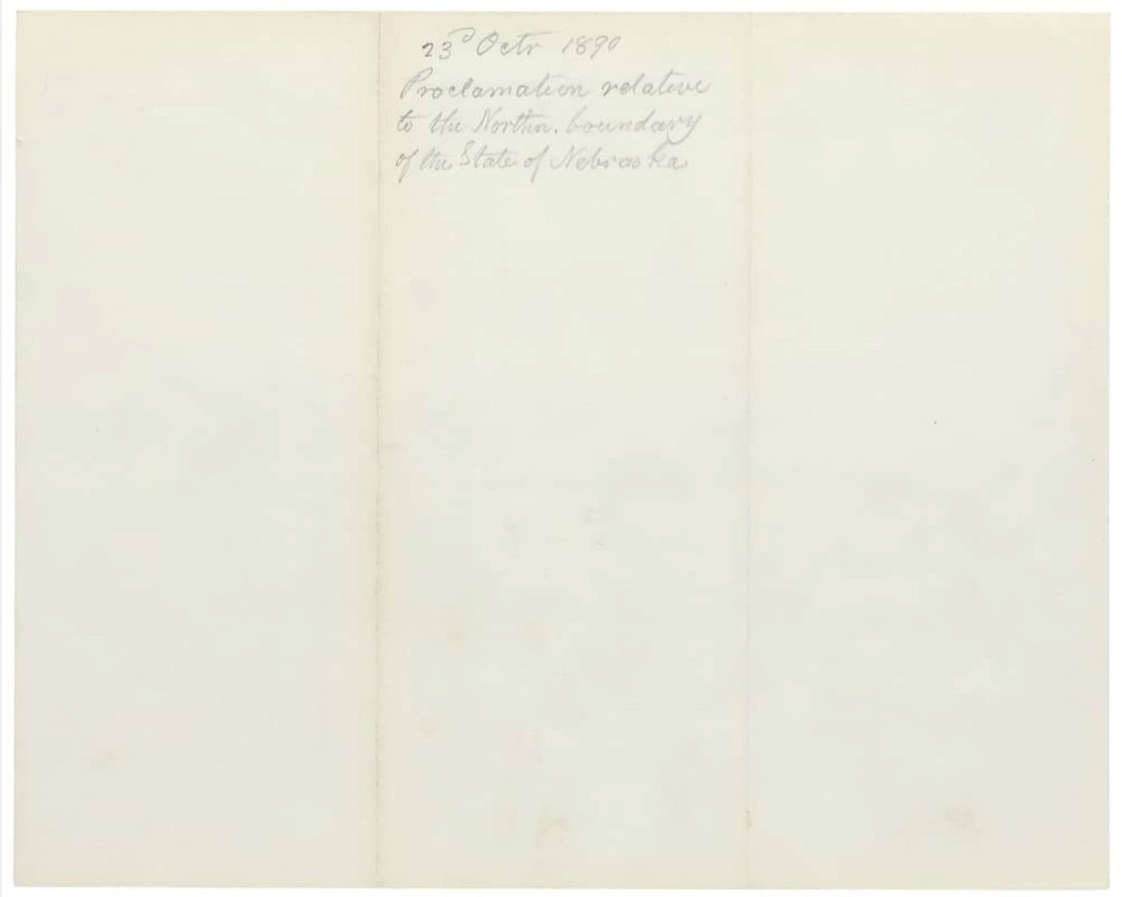 President Benjamin Harrison Signed Doc Removes Indian Title Extends Nebraska JSA
