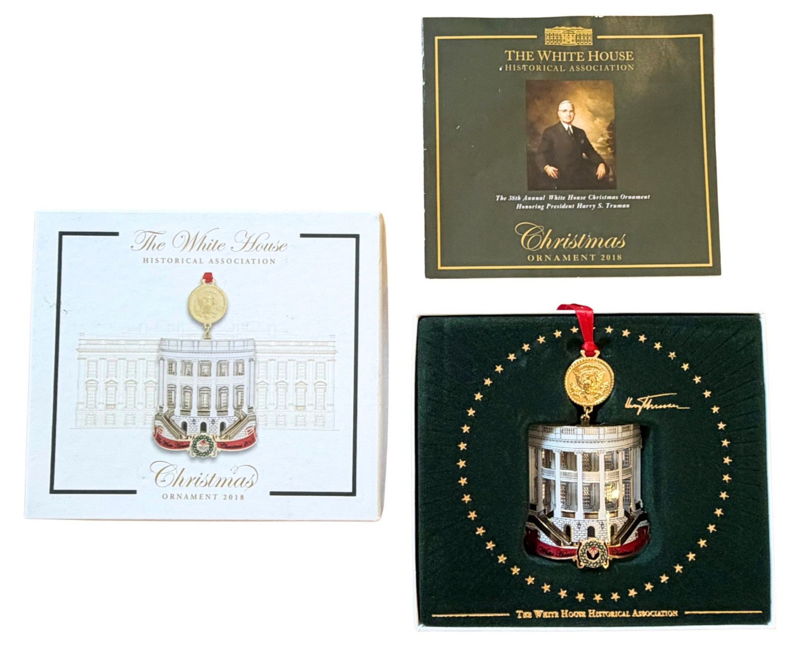 President Jimmy Carter Owned Truman W.H. Christmas Ornament Ex. Carter Estate