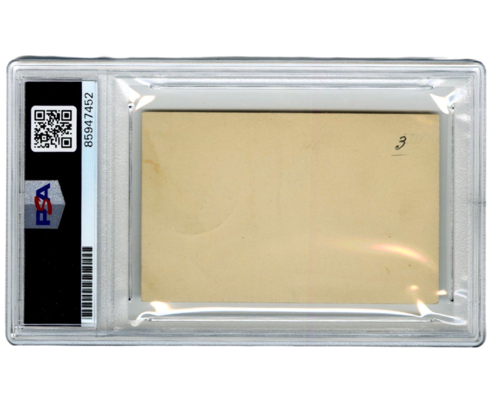 President Theodore Roosevelt Signed Card, Bold & Full Signature! PSA Auto