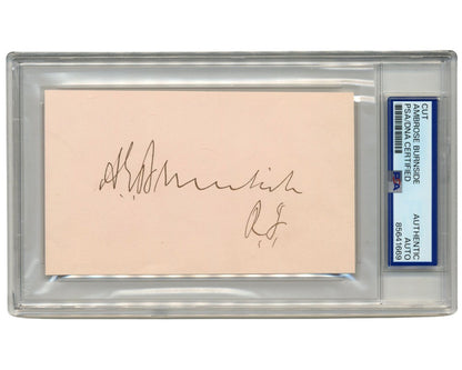 Civil War Union General Ambrose Burnside Signed Cut Autograph PSA Auto