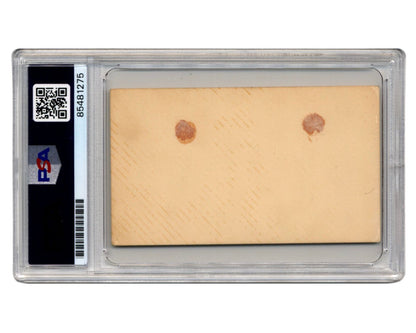 Lincoln's Sec. Of Treasury Hugh McCulloch Signed Cut PSA Mint 9 Autograph