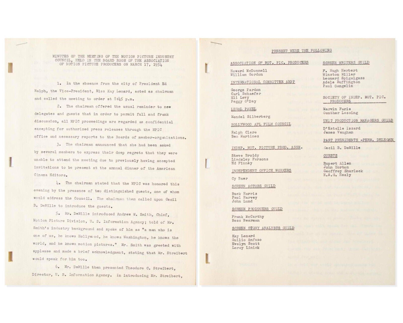 President RONALD REAGAN Signed Doc. on Entertainments Role to "Resist Communism"