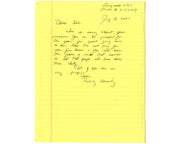 Rare Robert F. Kennedy Jr. Handwritten Letter Sent from Puerto Rican Prison! PSA