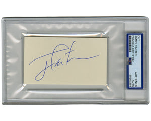 Jimmy Carter Signed Cut Autographed PSA/DNA Signature