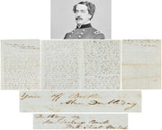 Incredible Abner Doubleday Signed Letter (ALS) On Mexican American War PSA & BAS