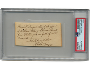Declaration of Independence Signer WIlliam Ellery Signed Receipt Unique PSA Auto