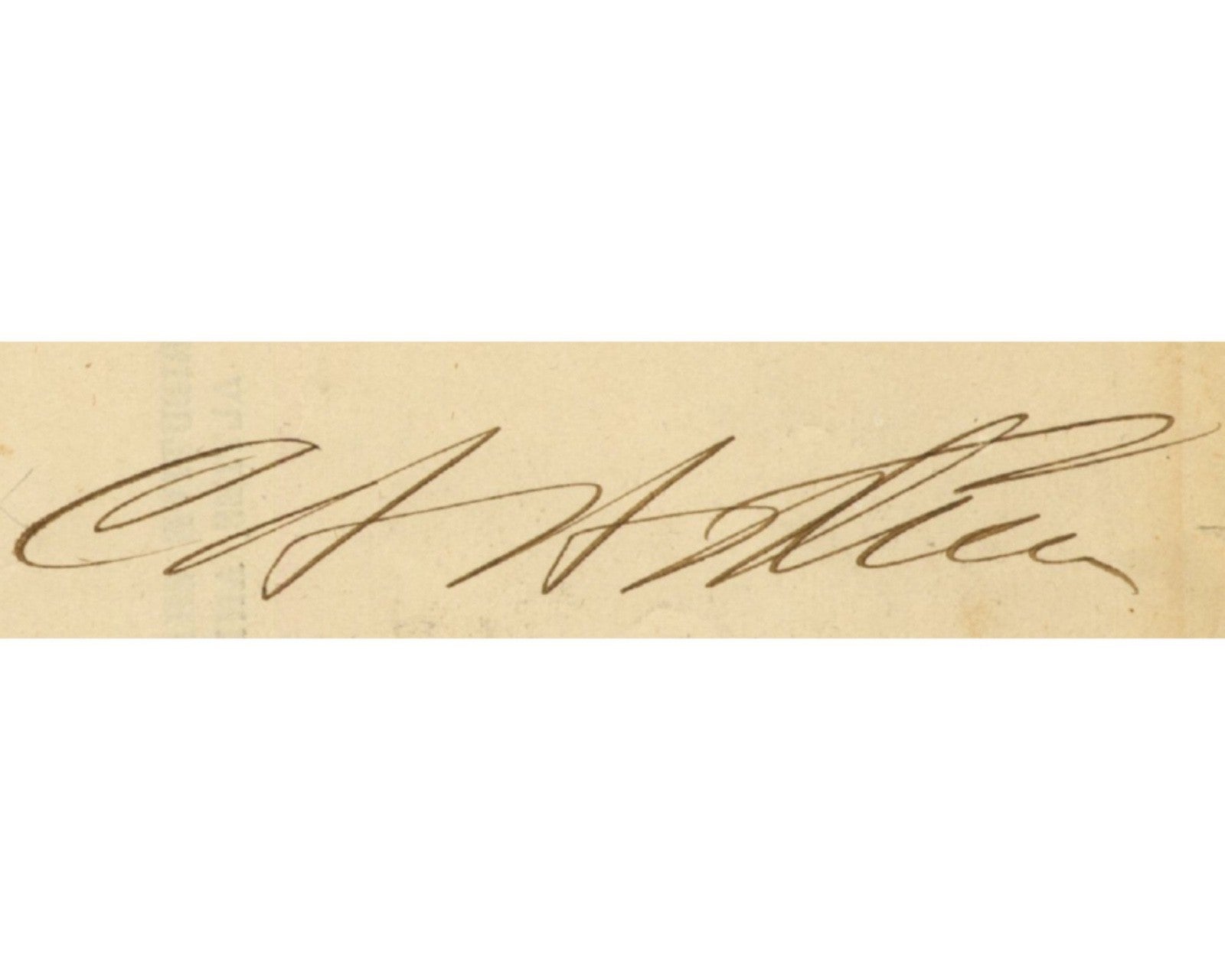President Chester Arthur Signed NY Customs Document PSA/DNA Auto