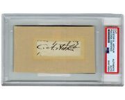 President Chester Arthur Bold Signed Cut PSA Auto