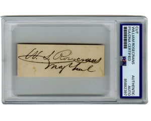 Civil War Union General William Rosecrans Signed Cut PSA Auto