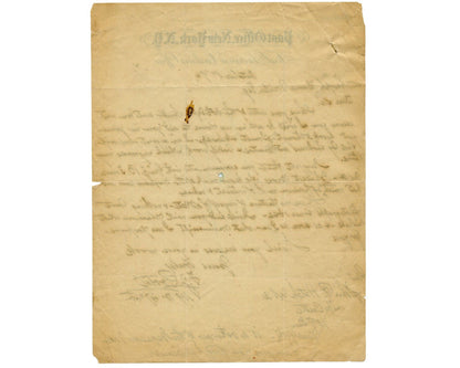 Civil War General Fitz John Porter Signed Letter on Post Office Stationary PSA