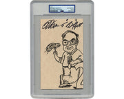 Berkshire Hathaway's Warren Buffett Signed Artistic Depiction w/ Coke Can! PSA
