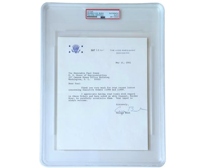 President George H.W. Bush Reviews Carter-Era Environmental Executive Orders PSA