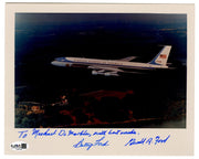 President Gerald & Betty Ford Signed Air Force One Photograph - Rare JSA