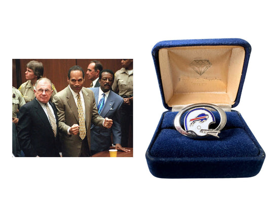 OJ Simpson Personally Owned Buffalo Bills Cufflink. Ex Goldin To Benefit Victims