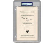 President Bill Clinton Signed Souvenir Typescript of Impeachment Report PSA Auto