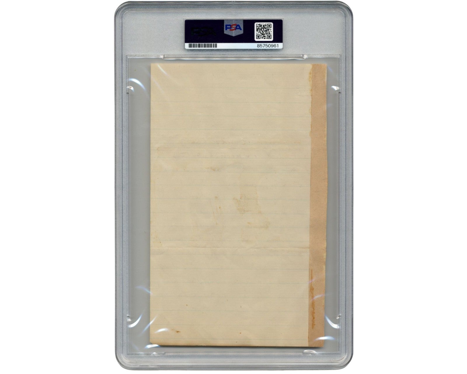 Union Civil War General Nathaniel P. Banks Signed Letter Bold PSA Auto