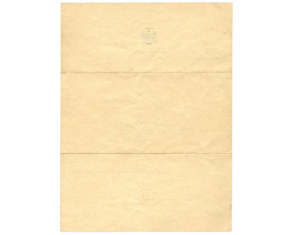 President Franklin D. Roosevelt Signed Letter as Governor of NY PSA Auto