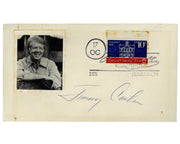 President Jimmy Carter Signed Campaign Mailer w/ Bicentennial Stamp PSA Holo