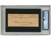 President Grover Cleveland Bold Signed Cut Signature PSA Auto
