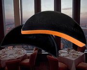 Rare World Trade Center Club "Windows Of The World" Custom Leather Box