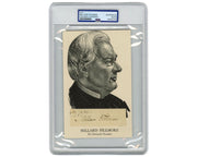 President Millard Fillmore Signed Cut Display - Great Presentation! PSA Auto