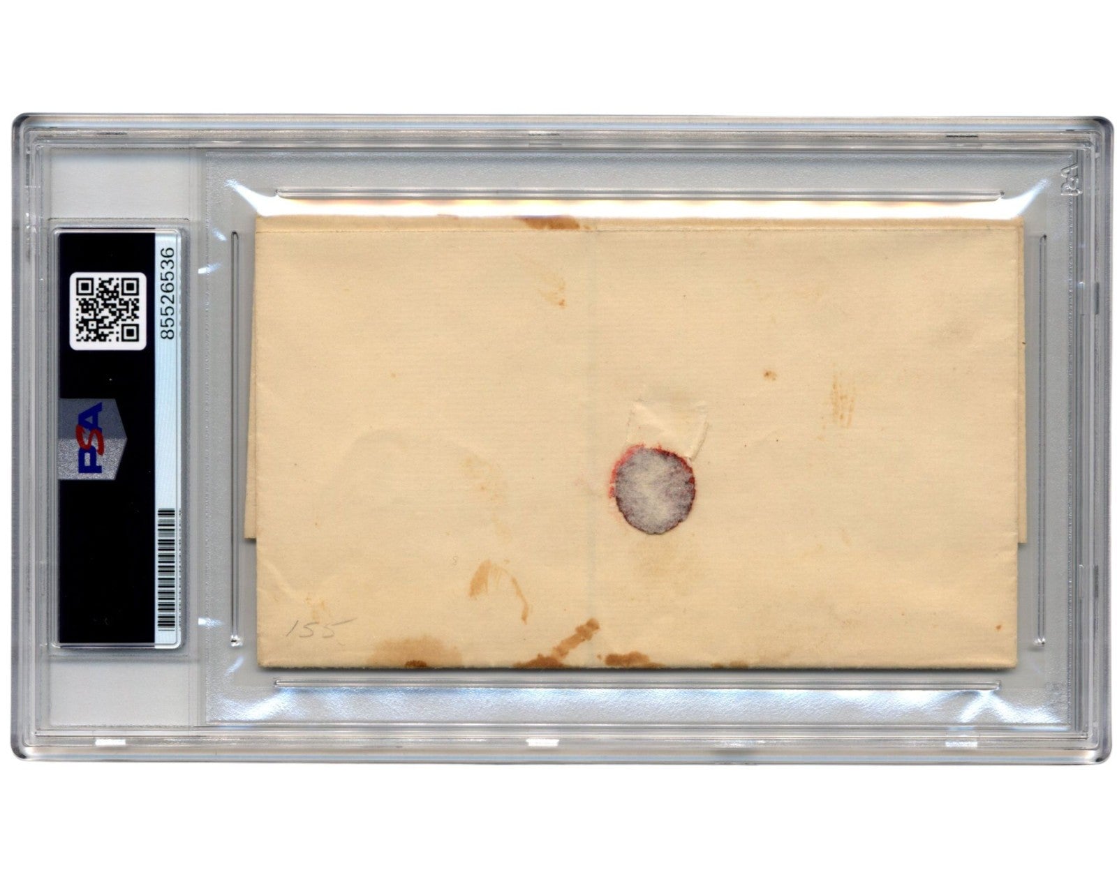 President Franklin Pierce Signed Free Frank PSA Auto - Rare Pres. Signature!