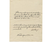 President Rutherford B. Hayes Unique Signed Pardon PSA AUto