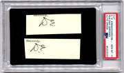 President Dwight Eisenhower Boldly Signed Cut PSA Gem Mint 10 Two Initialed Sigs