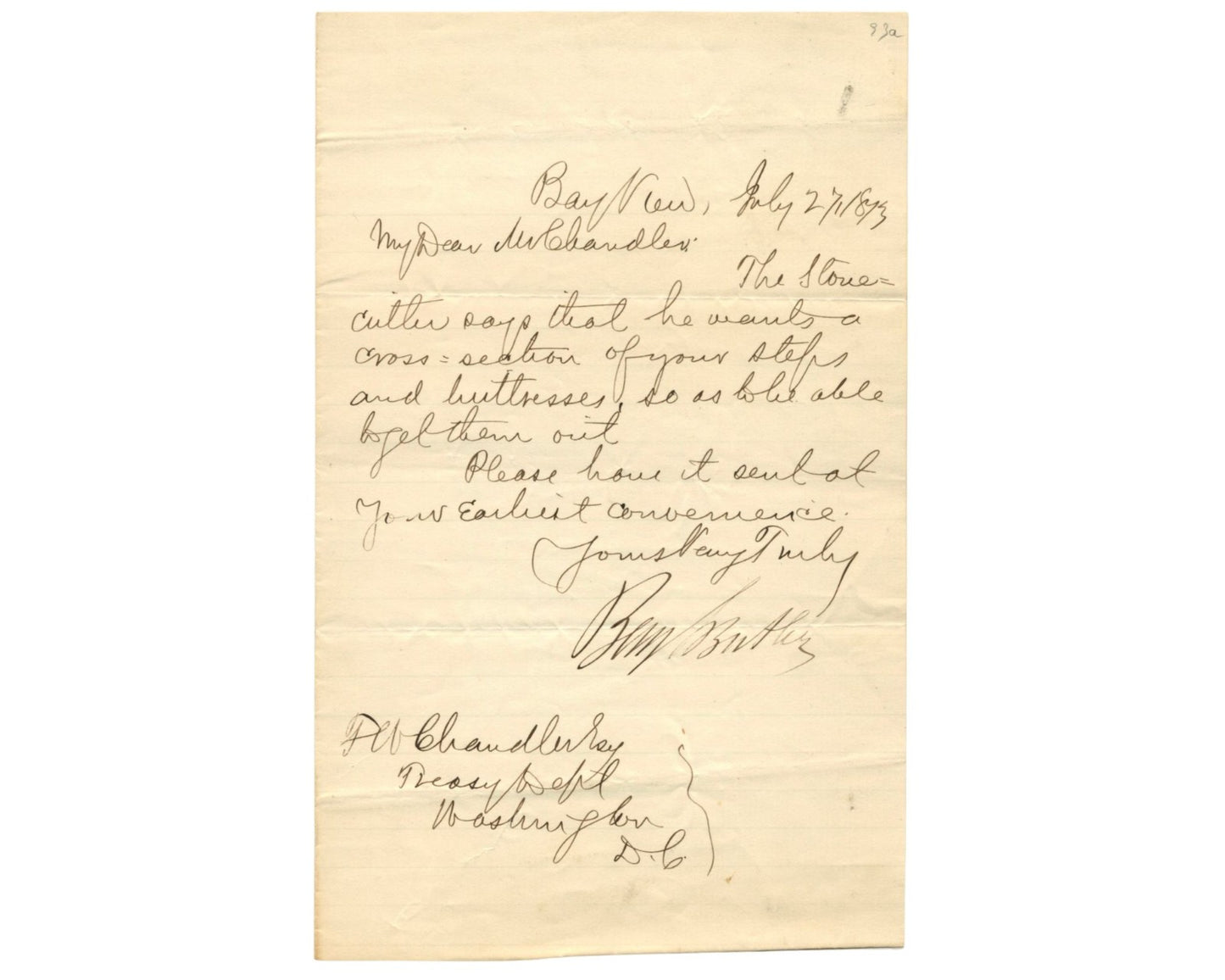 Union Civil War General Benjamin Butler Constructs Military Architecture PSA