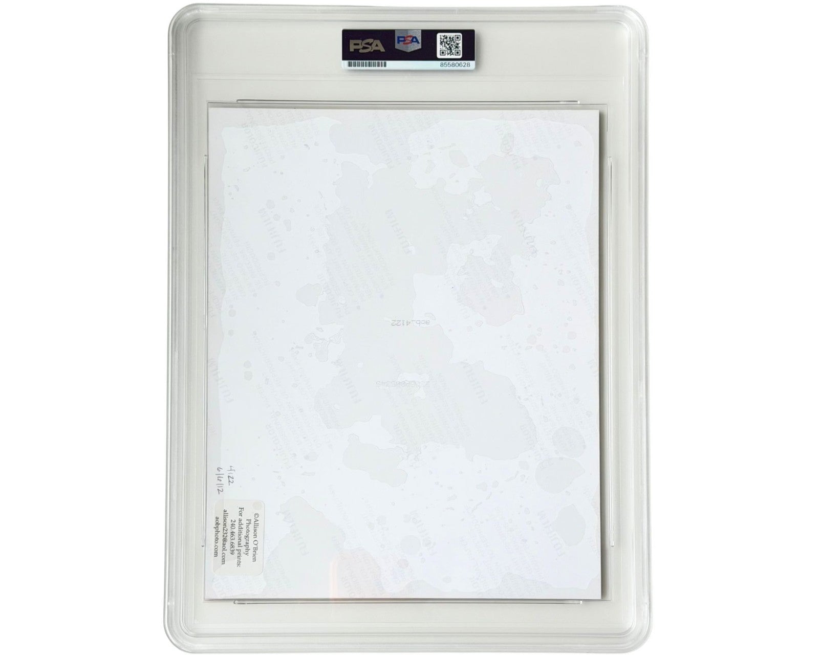 President Barack Obama Signed Photo Dedicated to Willie Mays PSA Auto 8