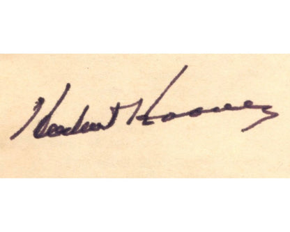 President Herbert Hoover Signed PA Independence Hall Speech Pamphlet PSA Auto