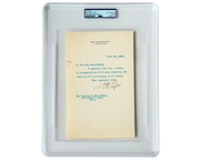 William Taft Signed Letter Thanking Supporter After Securing GOP Nomination PSA