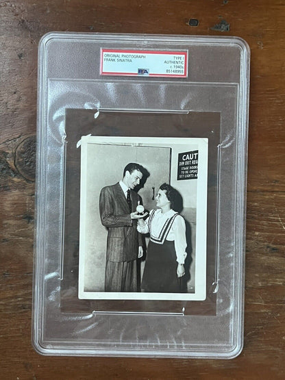 Frank Sinatra Original Photograph PSA Type I / Type 1