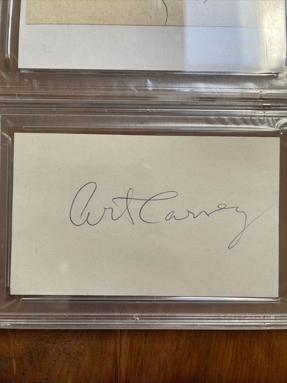 Lot (2) Art Carney & Joyce Randolph Signed Auto PSA The Honeymooners
