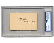 THOMAS NAST Signed Cut PSA Gem Mint 10 - Dem. Donkey and Rep. Elephant Creator!