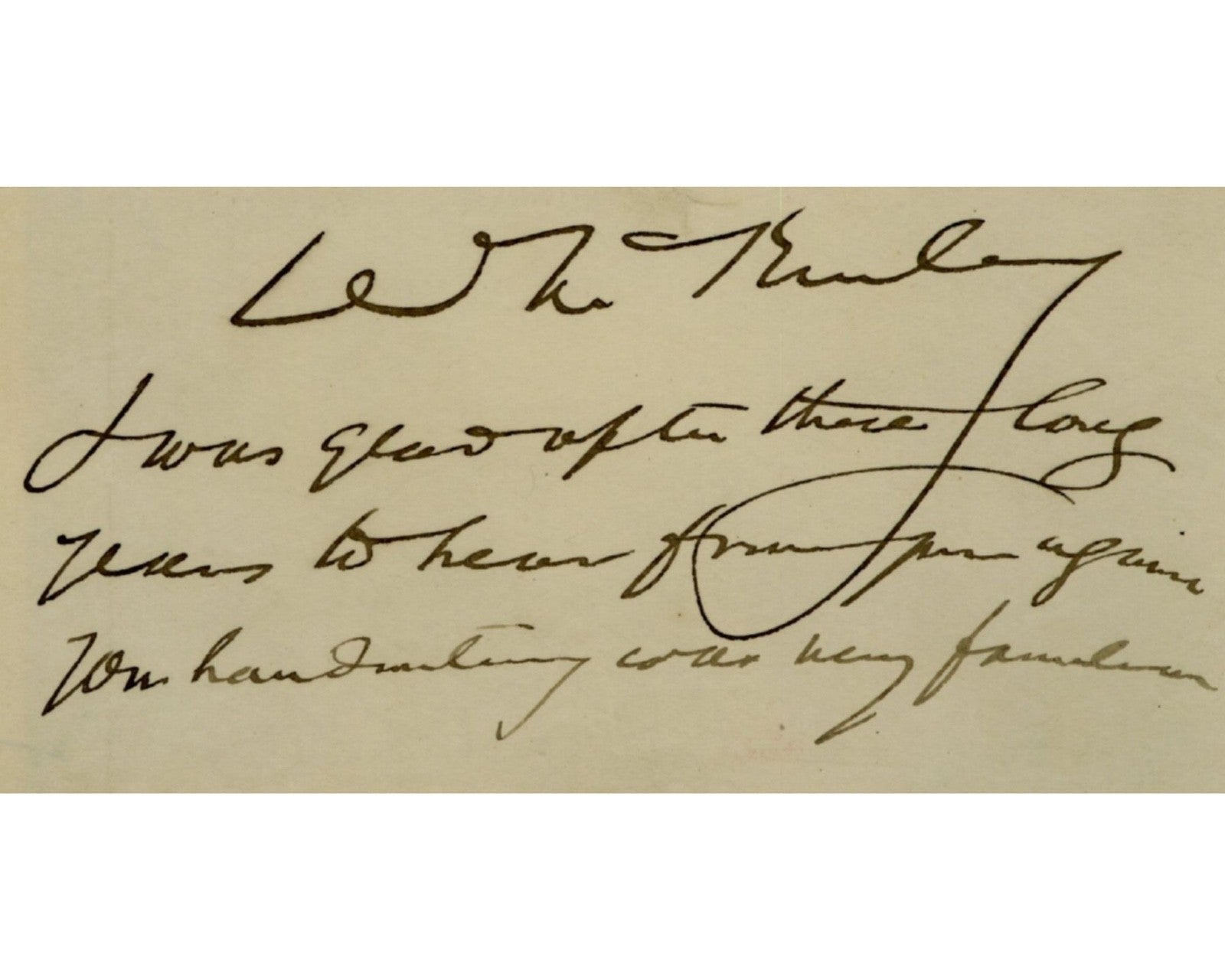 President William McKinley Signed Letter w/ Rare Handwritten Post Script PSA