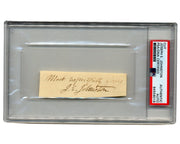 Civil War Confederate General Joseph E. Johnston Signed Cut Autograph PSA Auto