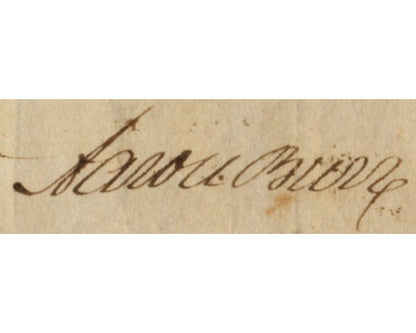 AARON BURR * JSA * With Sons of Liberty Member Autograph Legal Document Signed