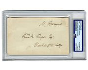 President Millard Fillmore Signed Free Frank, Superb Example! PSA Auto