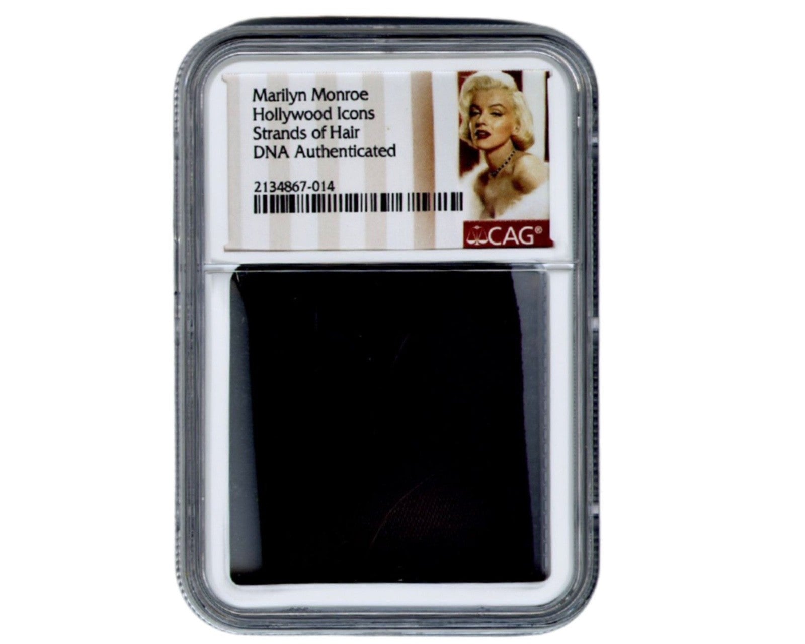 Marilyn Monroe DNA Authenticated Strands of Hair, Used to Find Father! CAG