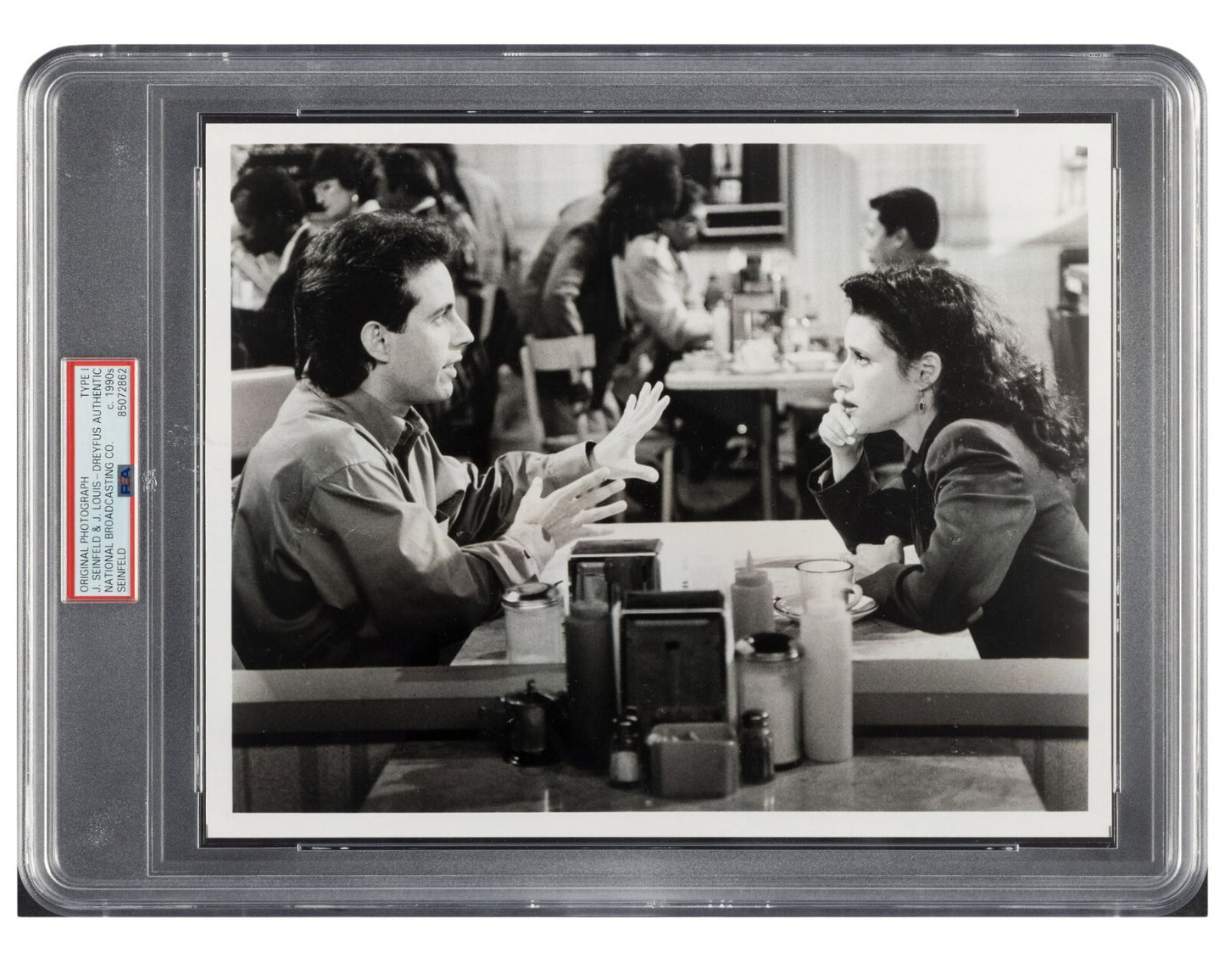 Jerry & Elaine at Monk's 'Seinfeld' PSA Type 1 Original NBC Promo Photograph