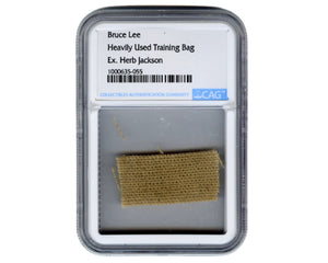 Bruce Lee's Used Training Bag Relic CAG Ex Jackson, Lee's Student & Friend!