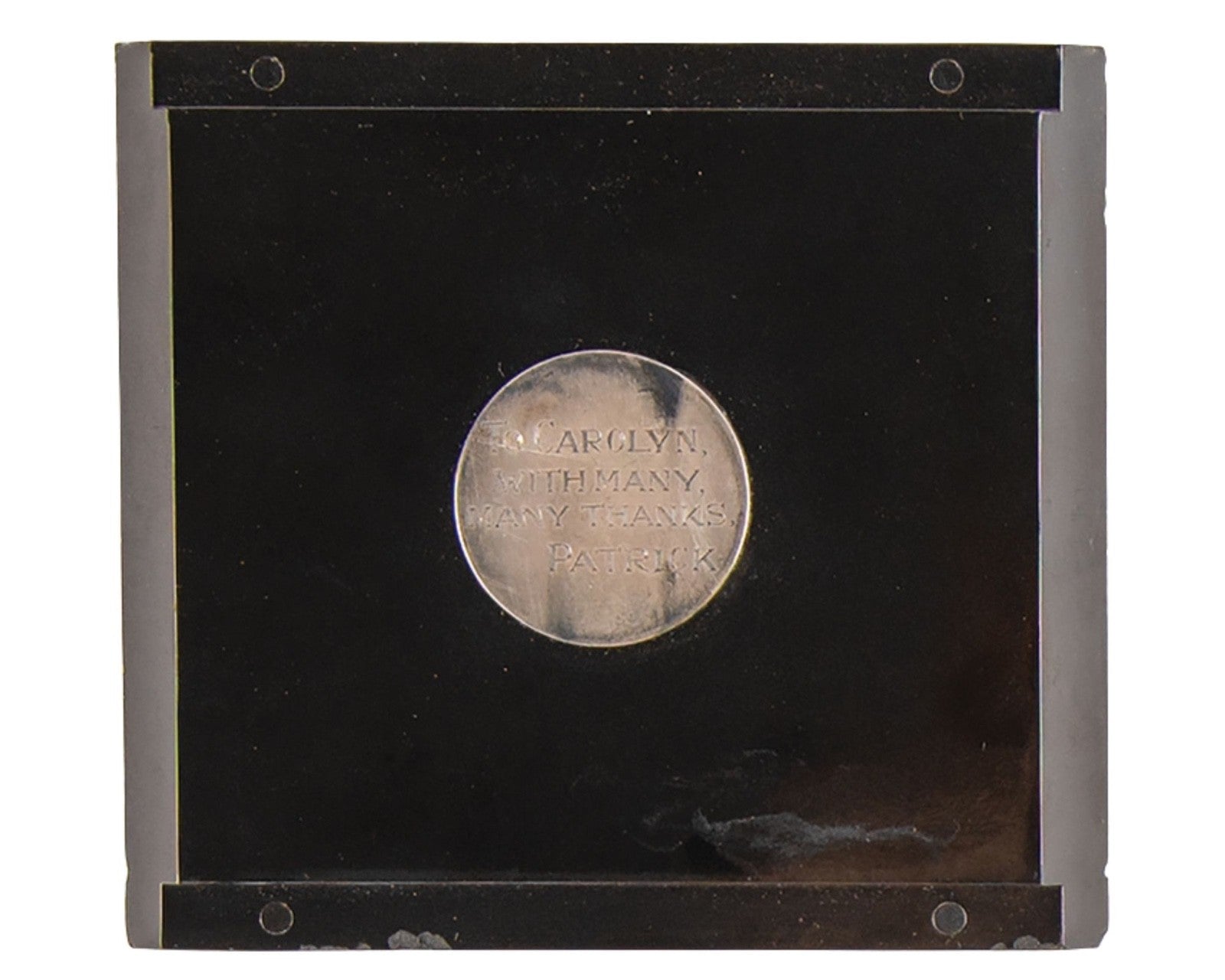 Jacqueline Kennedy Sends Gift Commemorating Patrick Kennedy with/ Signed Note!